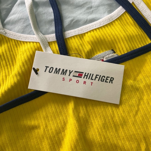 TOMMY HILFIGER Women Tank Tops Regular fit in yellow, size medium - Picture 3 of 4